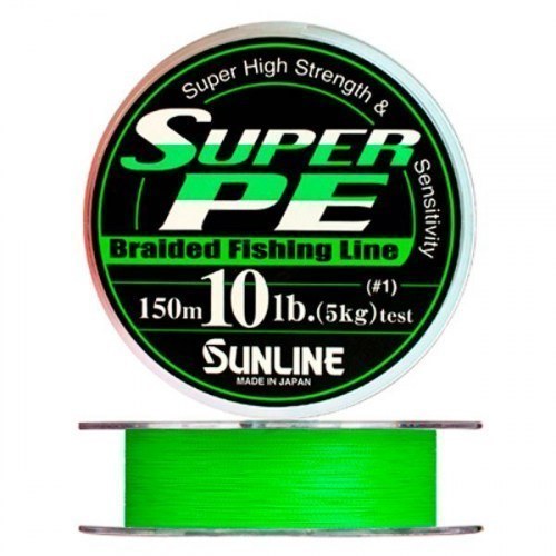 Шнур Sunline Super PE Light Green 150m #1.0