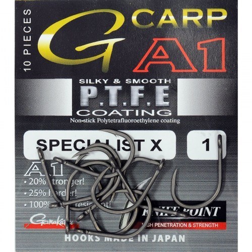 Крючок Gamakatsu G-Carp A1 PTFE Specialist X