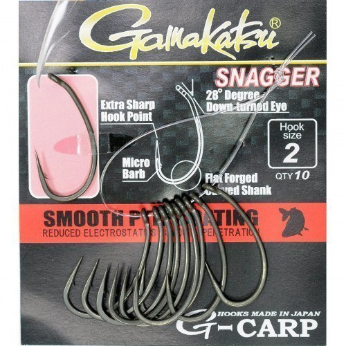 Крючок Gamakatsu G-Carp PTFE Snagger