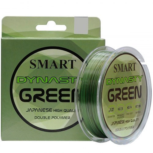 Тонущая леска Smart Dynasty Green 150m 0.27mm