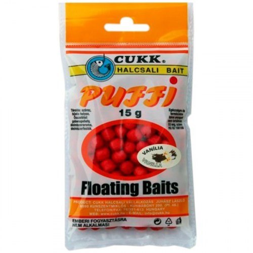 Воздушное тесто Cukk Puffi Apro 15g (6–10mm) Red/Vanilla (Размер: 6–10 мм)