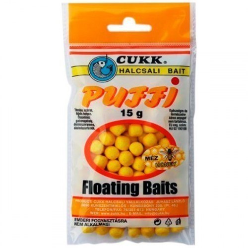 Воздушное тесто Cukk Puffi Apro 15g (6–10mm) Yellow/Honey (Размер: 6–10 мм)