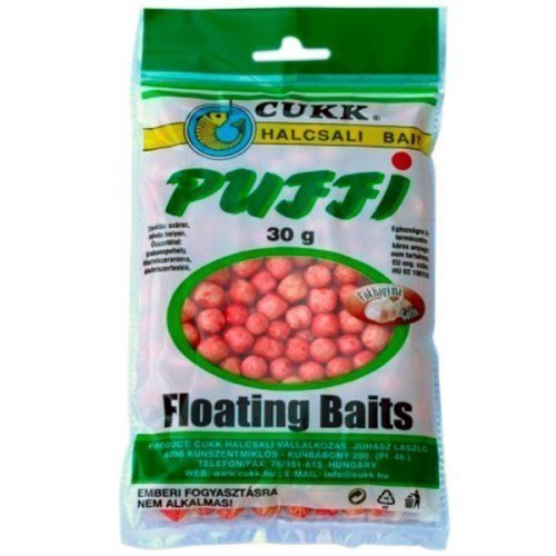 Воздушное тесто Cukk Puffi Apro 30g (6–10mm) Pink/Garlic (Размер: 6–10 мм)