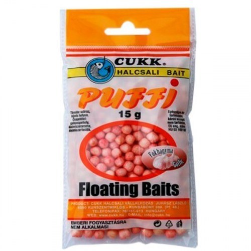 Воздушное тесто Cukk Puffi Mini 15g (4–6mm) Pink/Garlic (Размер: 4–6 мм)