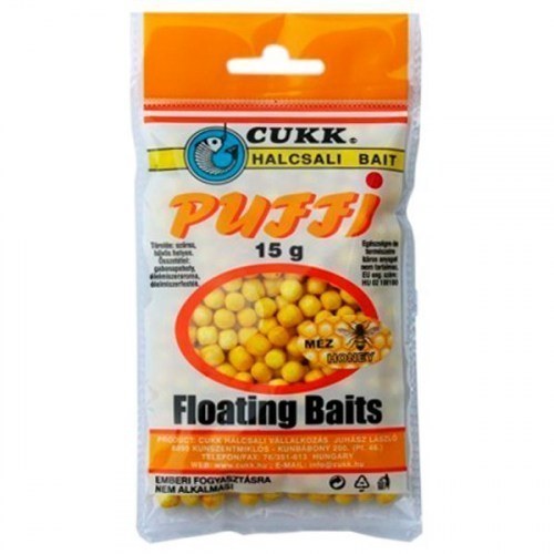 Воздушное тесто Cukk Puffi Mini 15g (4–6mm) Yellow/Honey (Размер: 4–6 мм)