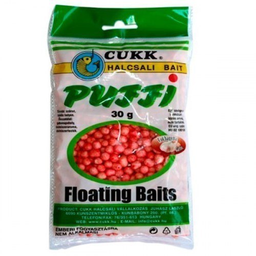 Воздушное тесто Cukk Puffi Mini 30g (4–6mm) Pink/Garlic (Размер: 4–6 мм)
