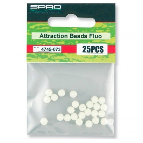 Пластиковая бусина SPRO Attraction Beads Fluo