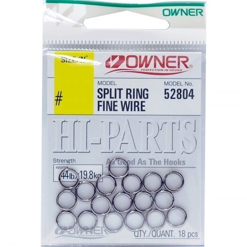Заводное кольцо Owner 52804 Split Ring Fine Wire
