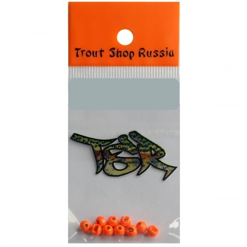 Вольфрамовая головка с вырезом TSR гранёная BHF 4mm (0.45g) #J Orange