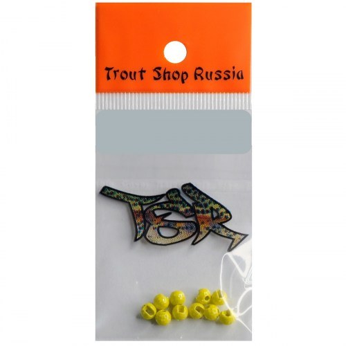 Вольфрамовая головка с вырезом TSR гранёная BHF 4mm (0.45g) #J Yellow