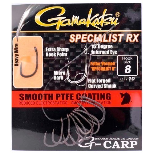 Крючок Gamakatsu G-Carp PTFE Specialist RX