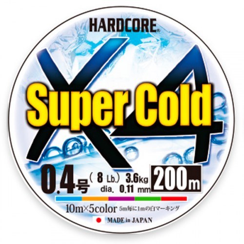 Шнур Duel Hardcore Super Cold X4.