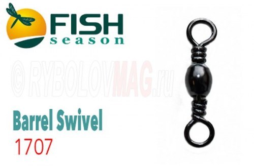 Вертлюг Fish Season Barrel Swivel №12