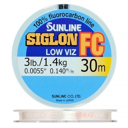Флюорокарбон Sunline Siglon FC 30m #3.0/0.31mm