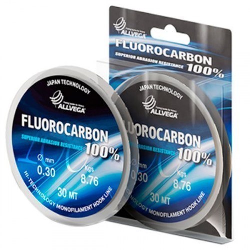 Флюорокарбон Allvega FX Fluorocarbon 100% 30m 0.10mm