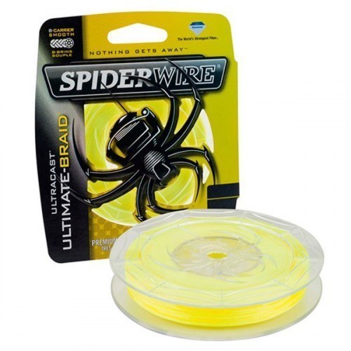 Шнур SpiderWire Ultracast Ultimate Braid Hi-Vis Yellow 110m 0.12mm