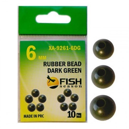 Резиновая бусина Fish Season Rubber Bead DG8
