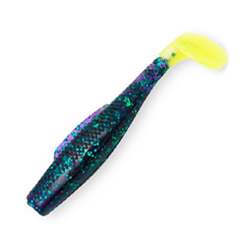 Виброхвост Z-Man MinnowZ 3″ Purple/Chartreuse Tail