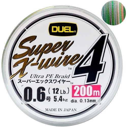 Шнур Yo-Zuri/Duel Super X-Wire 4 200m 5color #3.0