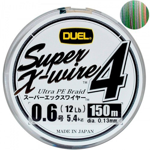 Шнур Yo-Zuri/Duel Super X-Wire 4 150m 5color #0.6