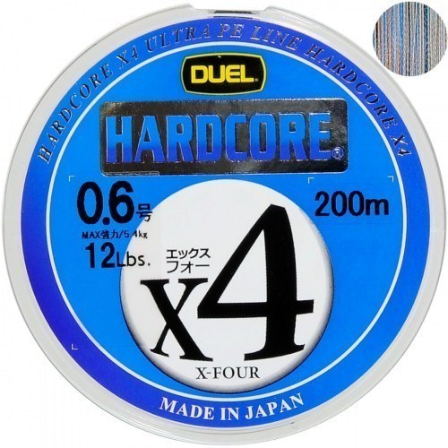 Шнур Yo-Zuri/Duel PE Hardcore X4 5color 200m #1.5
