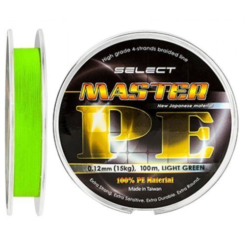 Шнур Select Master PE Light Green 150m 0.10mm