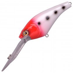 Воблер SPRO Big Bullet DD 80F Dotted Red Head