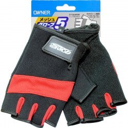Рыболовные перчатки Owner 9643-L Black Red