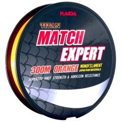 Матчевая леска Kaida Titan Match Expert Orange 300m 0.18mm / 2.8kg