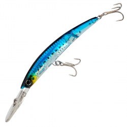 Воблер Yo-Zuri/Duel F1155 Crystal 3D Minnow Deep Diver Jointed 130F GHIW
