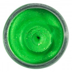 Форелевая паста Berkley PowerBait Natural Scent Glitter Trout Bait Garlic Spring Green (чесночная)