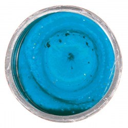 Форелевая паста Berkley PowerBait Natural Scent Glitter Trout Bait Garlic Neon Blue (чесночная)