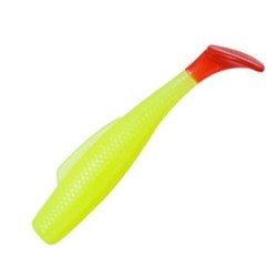 Силиконовая приманка Z-Man MinnowZ 3″ Chartreuse/Red Tail