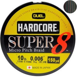 Плетёный шнур Duel Hardcore Super 8