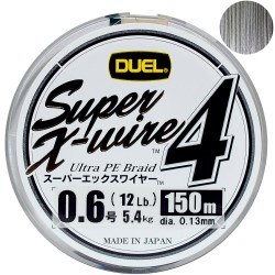 Шнур Yo-Zuri/Duel Super X-Wire 4 150m Silver #0.6