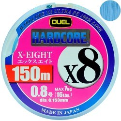 Шнур Yo-Zuri/Duel Hardcore X8 Milky Blue 150m #1.0