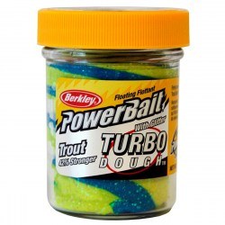 Форелевая паста Berkley PowerBait Select Glitter Turbo Dough Blue Neon